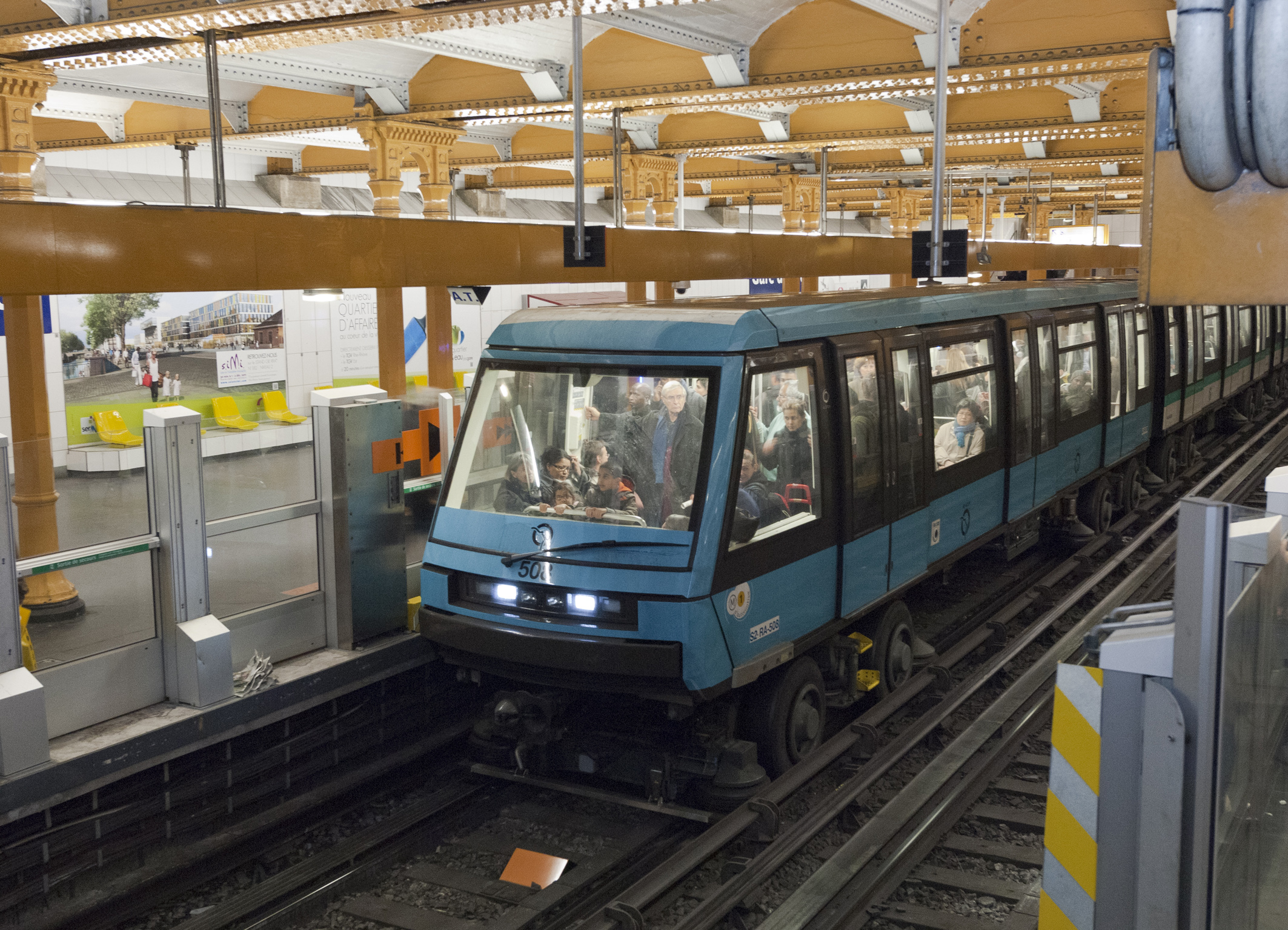 Siemens equips Paris metro