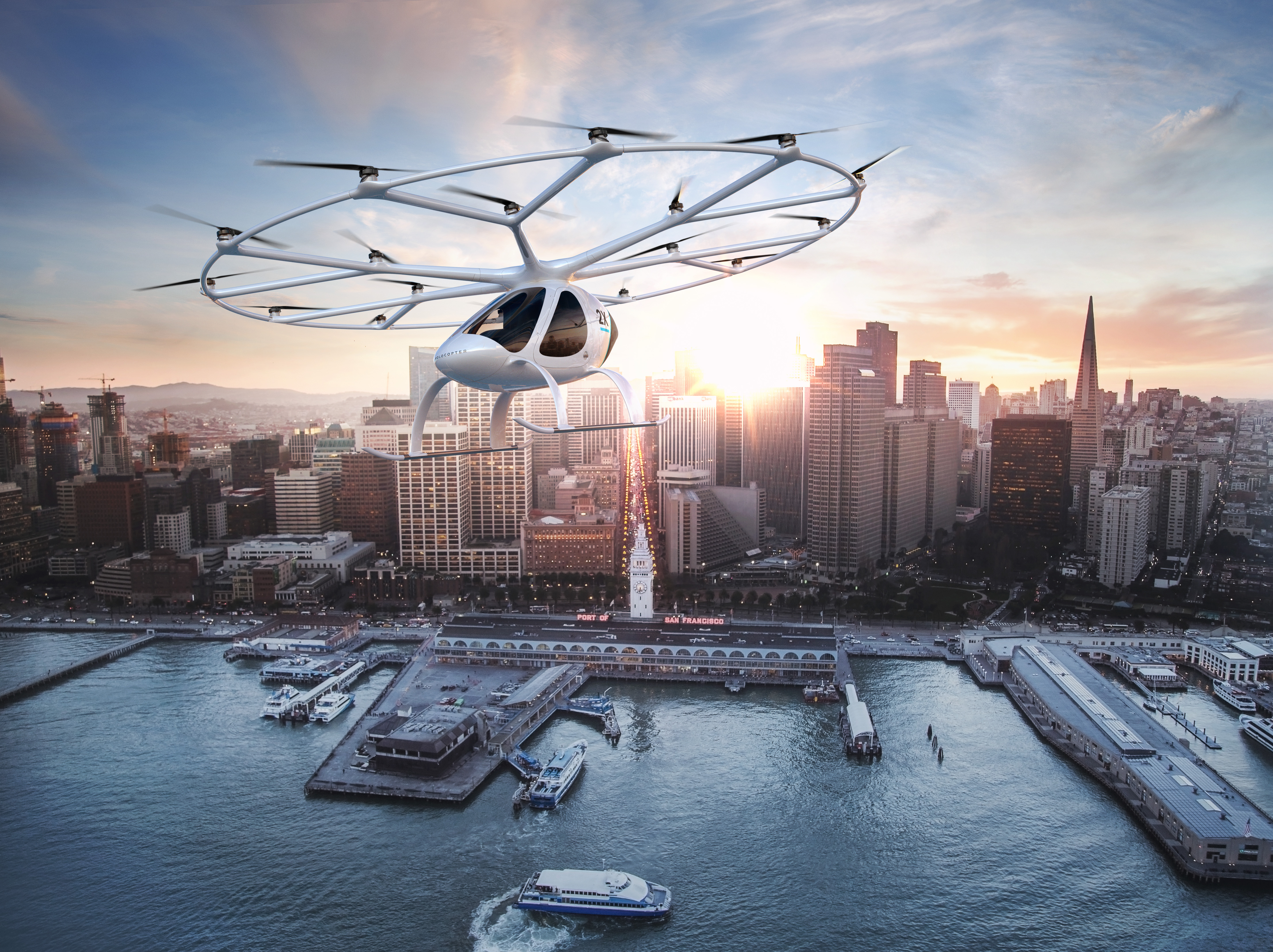 Volocopter is also in the process of receiving EASA certification (© 2017 The Foreign Office Collective)