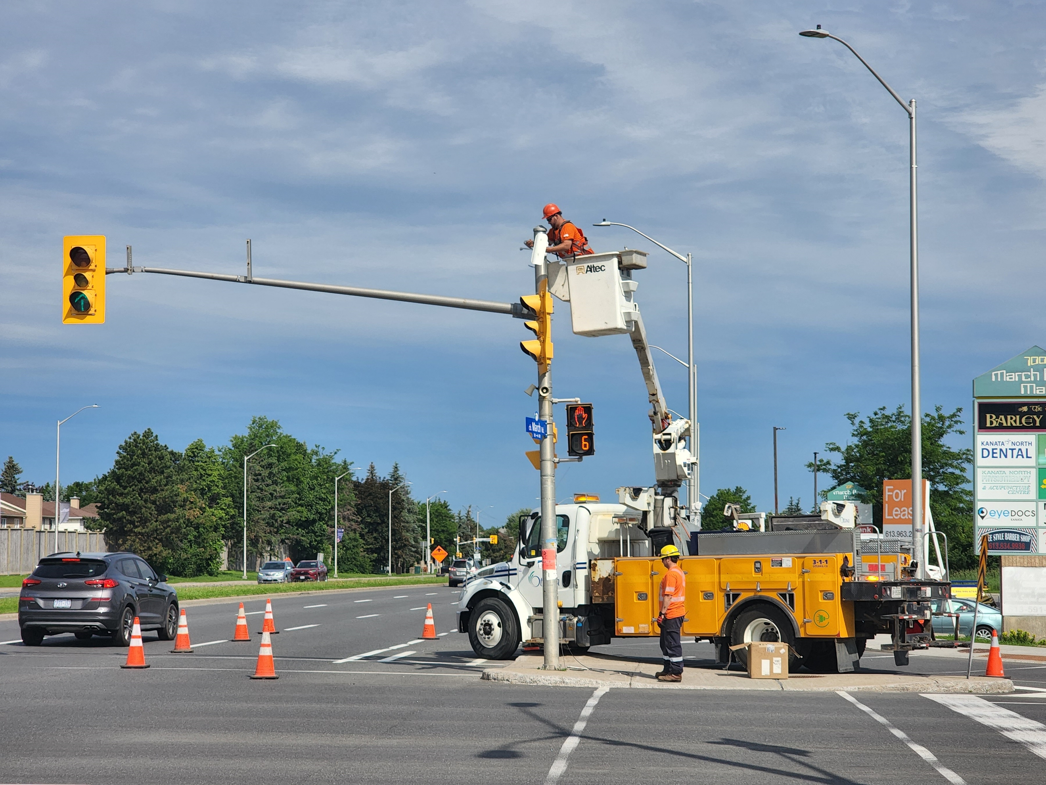 Connected vehicles innovation testbed V2X Kapsch Canada (© Kapsch TrafficCom)