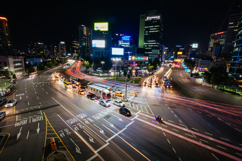 Lidar AI Seoul South Korea intersection safety traffic signals © Filedimage | Dreamstime.com