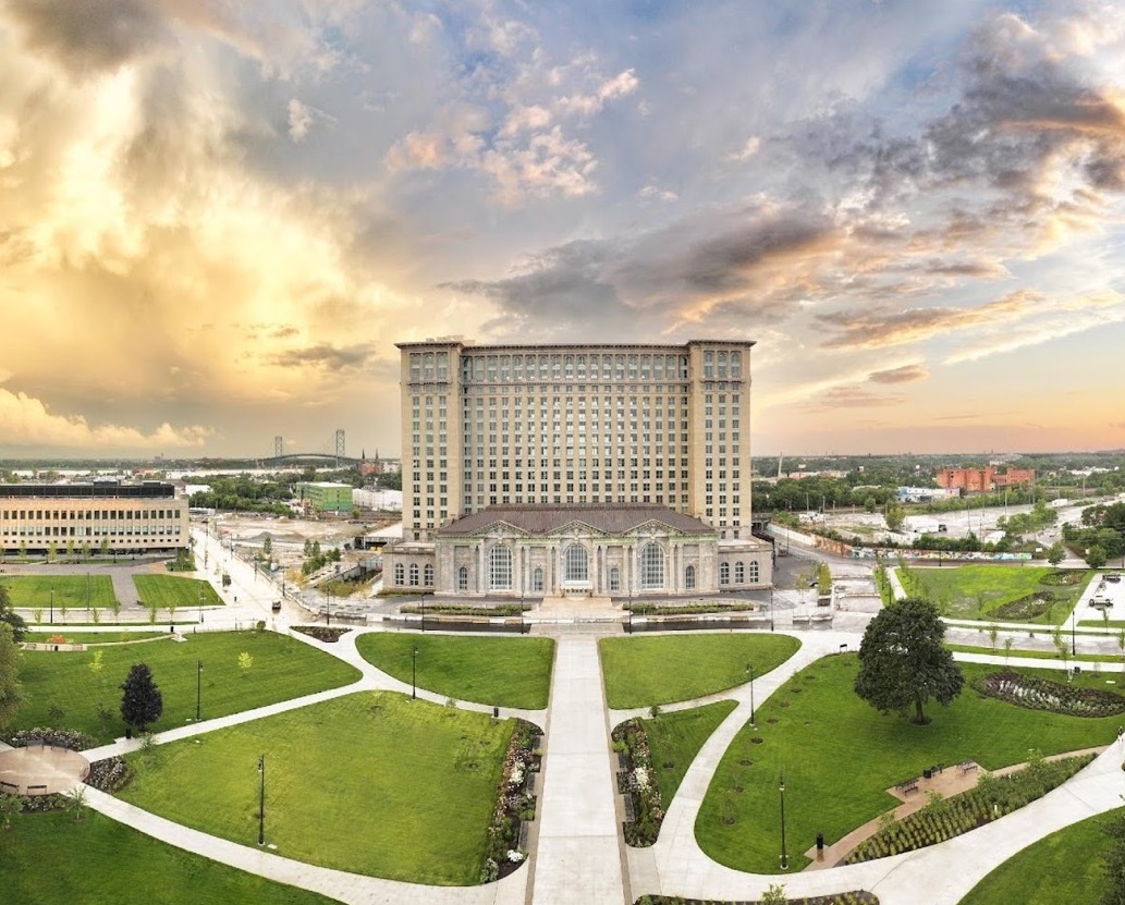 Detroit downtown Corktown redevelopment regeneration urban (image: Michigan Central)