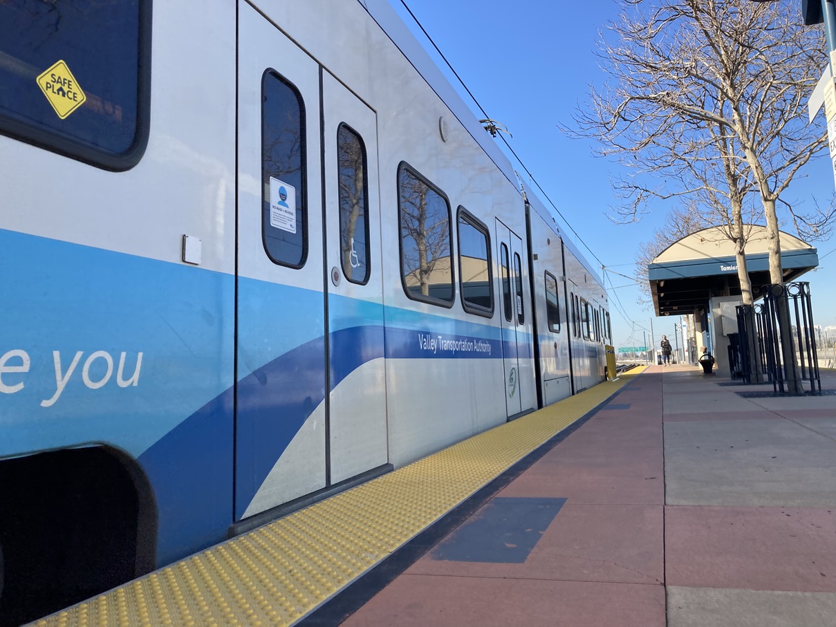 Light rail safety management signalling (image: VTA)