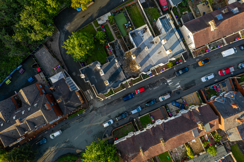 Transport aerial suburbs community sustainable © Eddie Cloud | Dreamstime.com