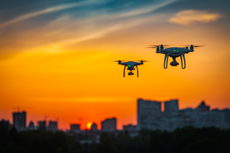 Drone images golden nugget sunset (© Goinyk Volodymyr | Dreamstime.com)