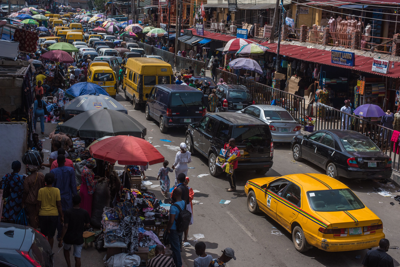 Lagos Nigeria bus rapid transit AI © Tolu Owoeye | Dreamstime.com