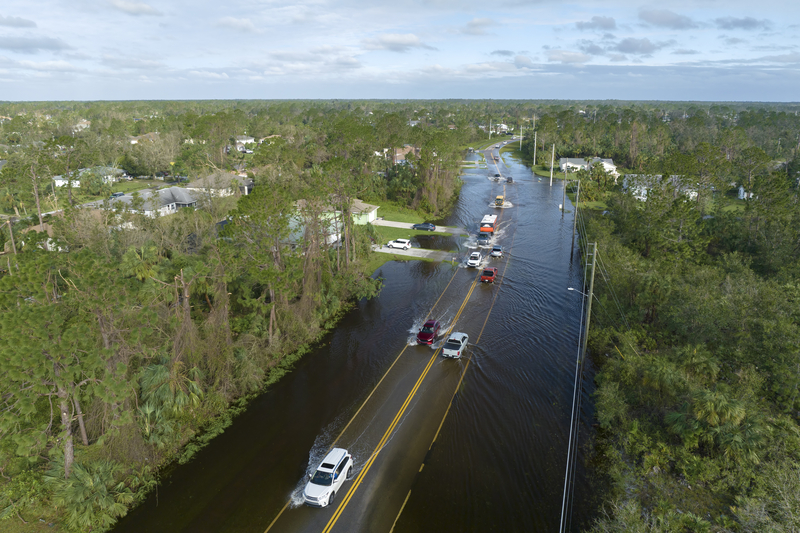 Hurricane USA Milton Helene Florida © Andrii Biletskyi | Dreamstime.com