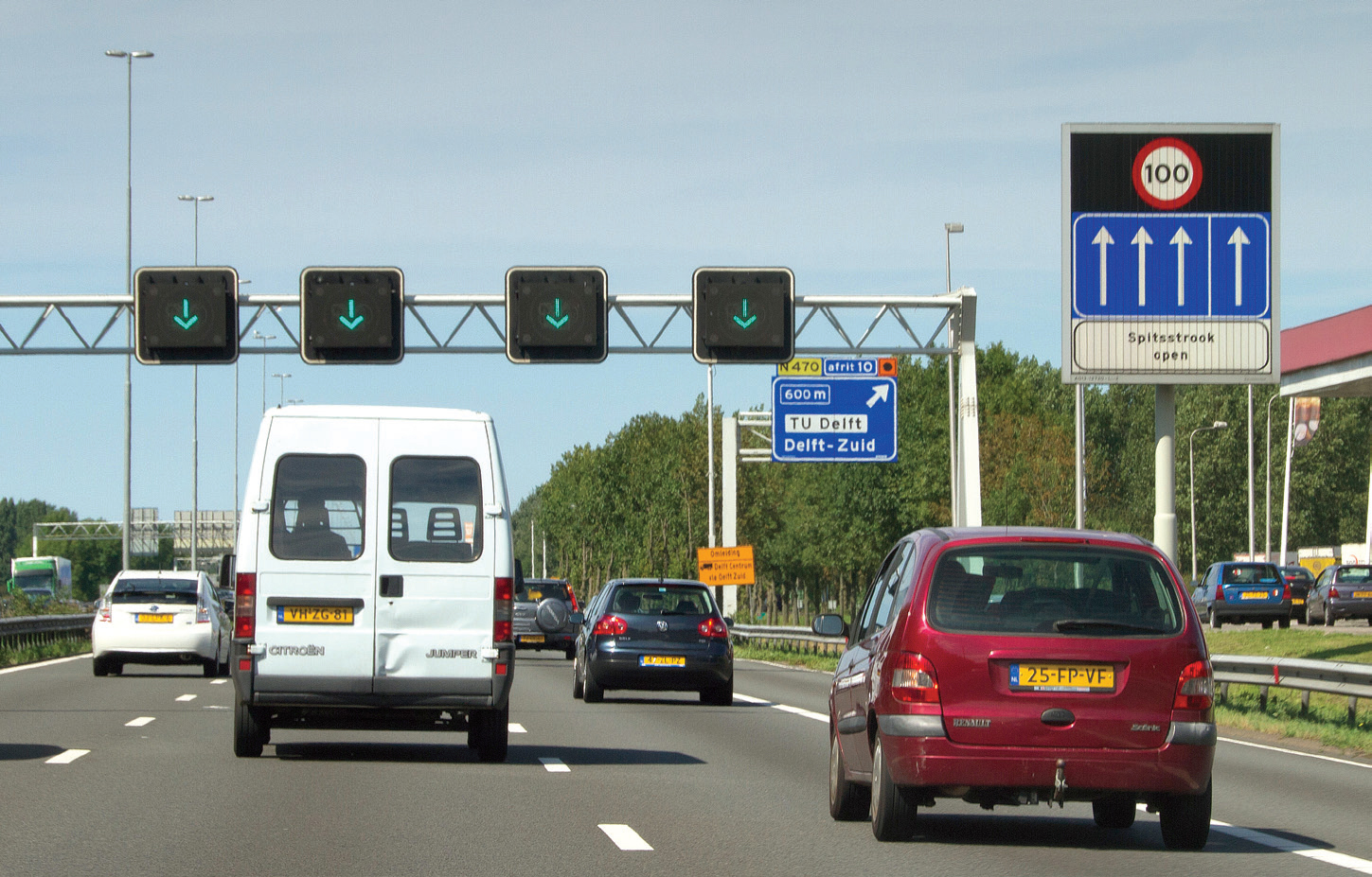 Netherlands, congestion and accident levels 