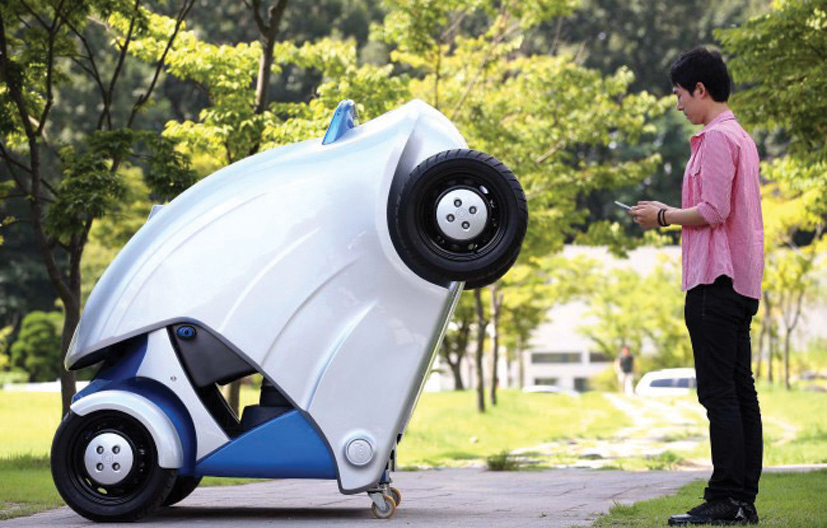 foldable electric vehicle