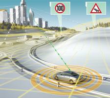 Schematic of Continental's eHorizon system.