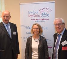 MEP Evelyne Gebhardt at the launch of the FIA's My Car My Data campaign.