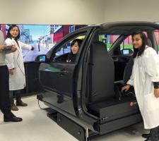 Texas Southern University driving simulator