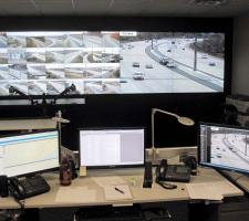 Control room at headquarters.