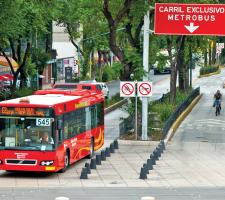 Metrobus service in Mexico City