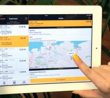 Tablet-based trip planning