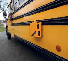 enforcement system on a school bus