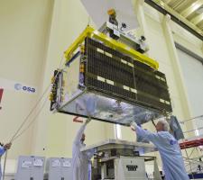 Assembly of a Galileo satellite 