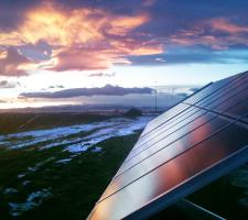 array installed at the E-470 central maintenance depot 