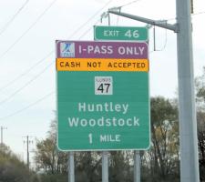 The new Huntley interchange is all-electronic