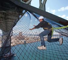 Existing bridge has to be netted