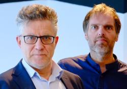 CAPTION: Parkius CEO Arthur van Wijck Jurriaanse (left) and Redora CEO Paul van der Weijde