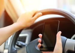 Distracted driving Covid speeding road safety © lzf | Dreamstime.com