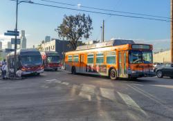 LA Metro bus lane corridors smart mobility © David Tonelson | Dreamstime.com