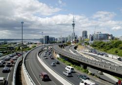 Toll road innovation congestion traffic New Zealand © Ralf Broskvar | Dreamstime.com