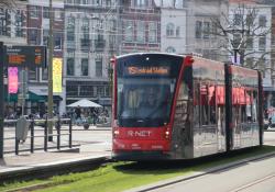 On-demand transit tram bus app Pingo Den Haag © AndrÃ© Muller | Dreamstime.com