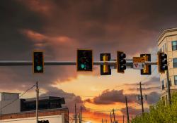 Traffic signals pedestrian accessibility Illinois innovation © Marcus Jones | Dreamstime.com