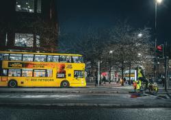 Manchester Bee Network trams bus digital twin (image: Aimsun)