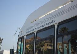 Bus rapid transit signal priority Orange California © David Tonelson | Dreamstime.com