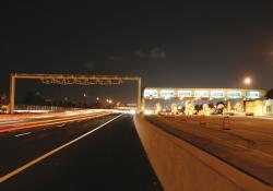 Toll collection gates, Florida