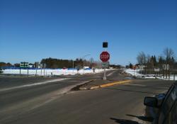 United States Highway 53 (US53) and Wisconsin State Highway 77 (STH 77) intersection