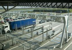 Westerscheldetunnel's toll plaza, Netherlands 