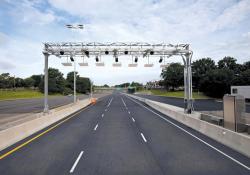 Tolling Gantry at 3m test facility