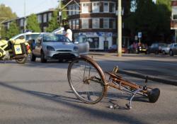 accident on a road