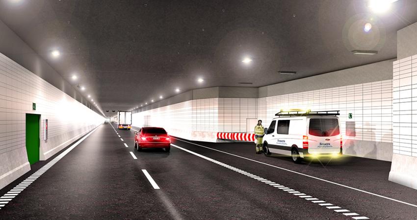 Sice’s work will include intelligent lighting, emergency lighting, monitoring and surveillance systems for such aspects as automatic incident detection, air quality and fire detection, as well as traffic management - variable message signs, barriers to close the tunnel and weather stations © Femern