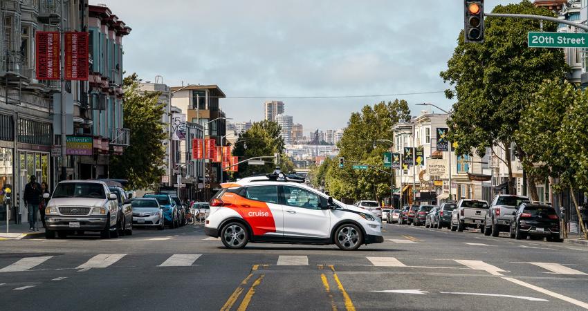 Autonomous vehicle San Francisco licence suspension (© Cruise)