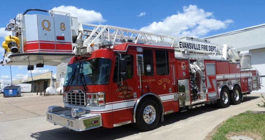 Connected vehicles V2X AI intelligent transport emergency vehicles (image: City of Evansville, IN)