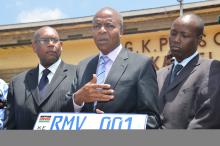 t Kenya Transport Cabinet secretary Michael Kamau numberplate