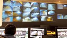 Control rooms monitoring tunnels