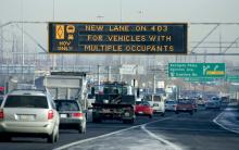 Toronto's Queen Elizabeth Way 