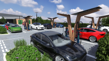 Osprey Charging EV charging hubs rapid chargers Kempower strategic A-roads motorways