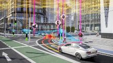 Continental collision warning system ITS World Congress Hamburg Vitronic Deutsche Telekom