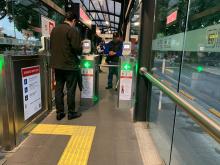 Mexico City contactless transit tap and ride Visa Conduent (image credit: Mexico City Metrobús)