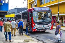 Costa Rica public transit digital contactless © Arkadij Schell | Dreamstime.com