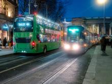 Dublin traffic management through traffic cars buses © Mark Gusev | Dreamstime.com