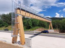 Wooden heart Austria gantry decarbonisation © Kapsch TrafficCom