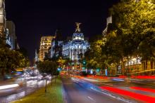 Madrid Spain bullfight blur tolling traffic green Net Zero © Nikolai Sorokin | Dreamstime.com