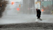 flooded road